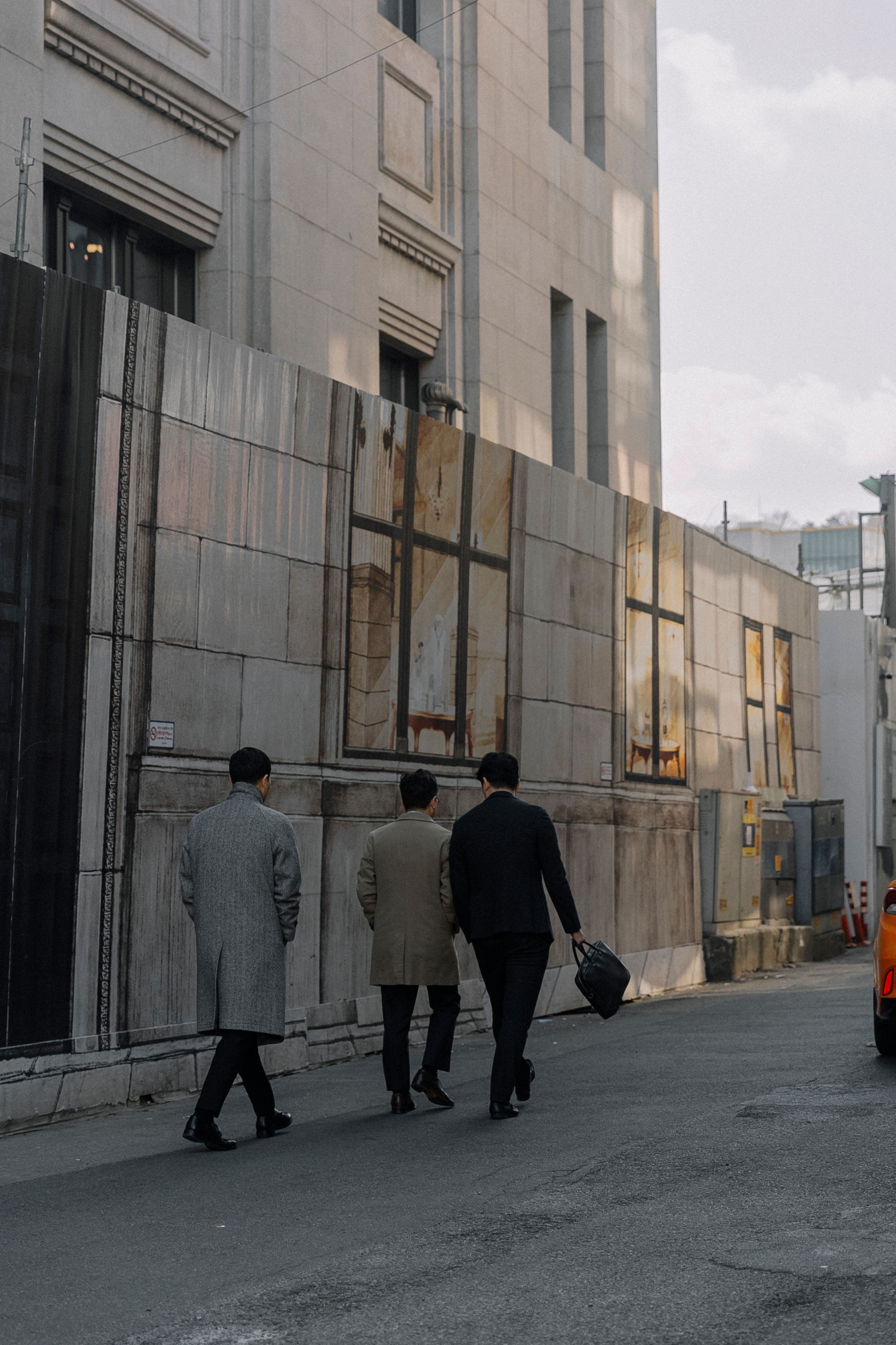 Professionals walking in the city